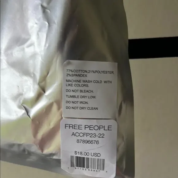 NWT Free People Viola Black Over the Knee Socks - Picture 7 of 7